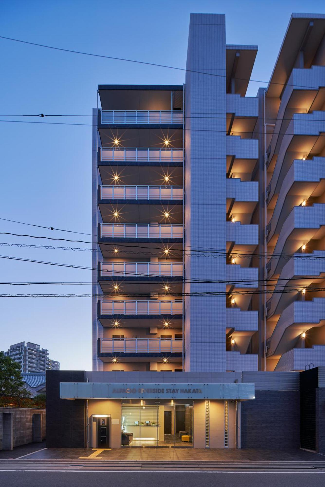 Alfacio Riverside Stay Hakata Fukuoka  Eksteriør billede
