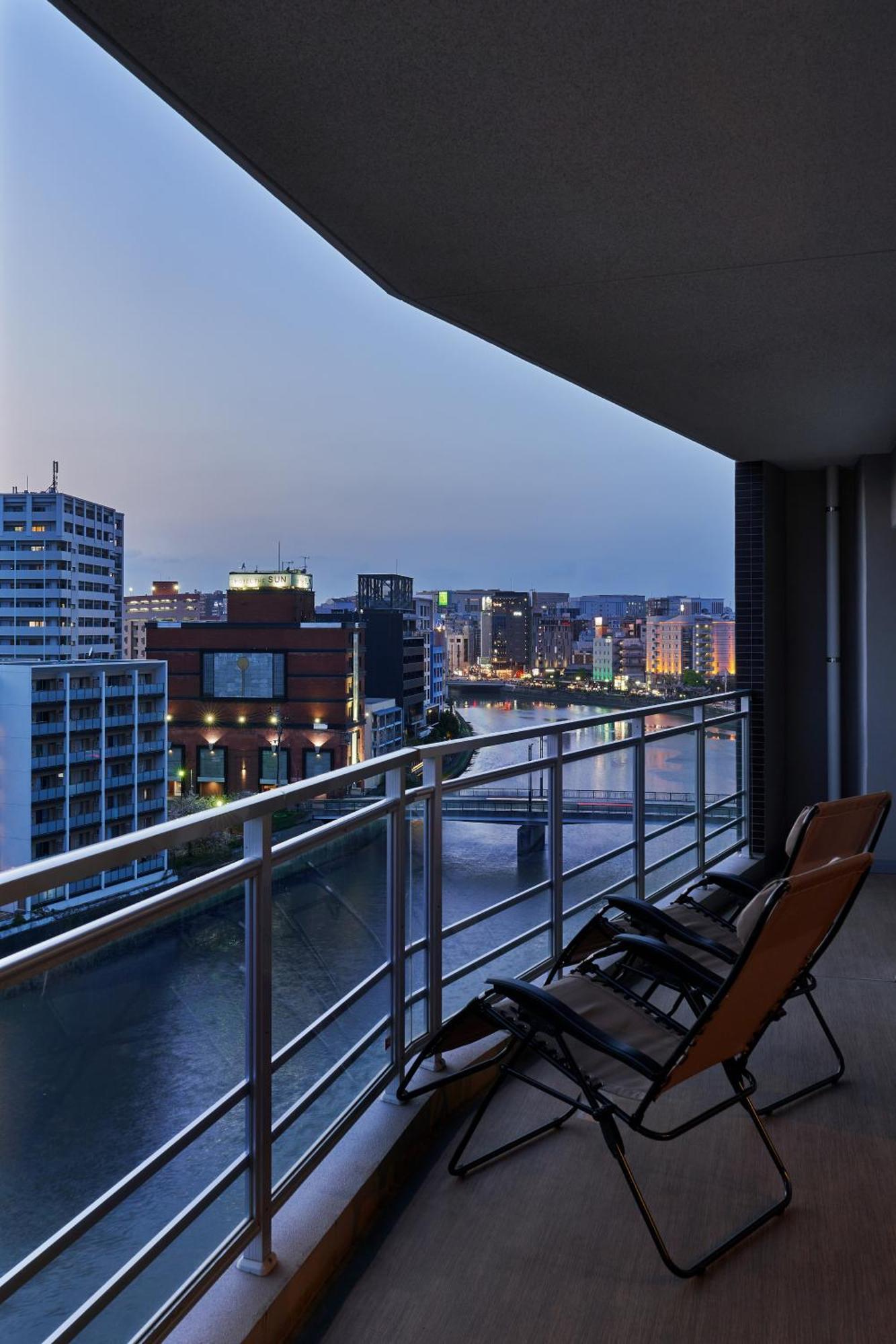 Alfacio Riverside Stay Hakata Fukuoka  Eksteriør billede